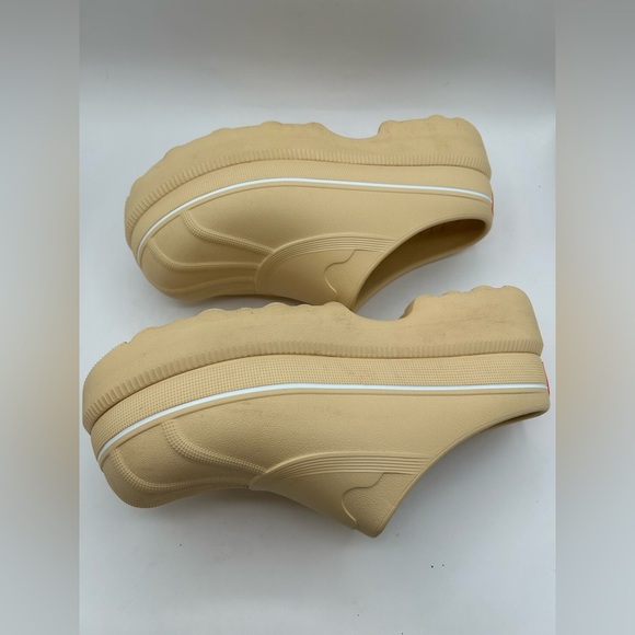 SOREL Sabots Caribou Chunky Platform Clog Mule Cream Women’s size 10 Slip On - Picture 9 of 13